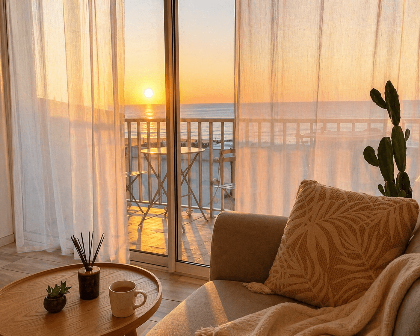 MER — Vue mer & lever de soleil sur la Méditerranée